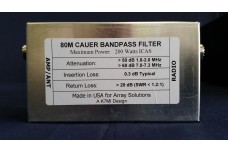 W3NQN Design mono band Cauer Elliptical filter the 80 meters band by K7MI